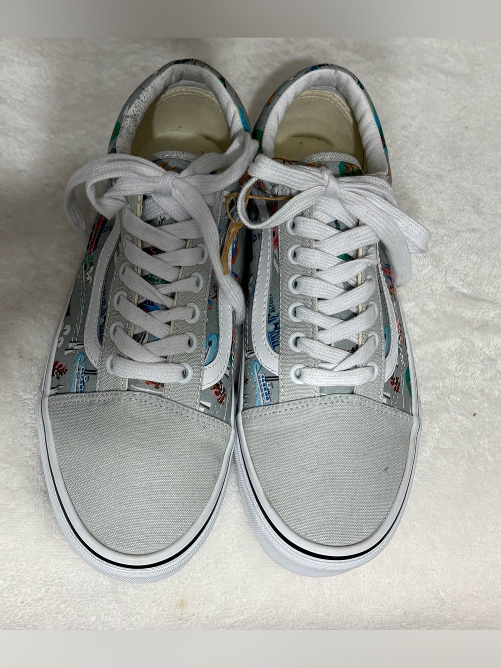 Walt Disney World 50th Anniversary Vans Off The Wall Shoes Size M 7 W 8.5 New
